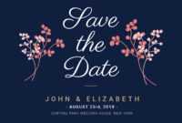 Save The Date - Banner Template throughout Save The Date Banner Template