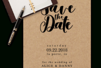 Save The Date Templates For Word [100% Free Download] throughout Save The Date Template Word