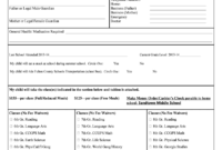 School Registration Form Template - Fill Online, Printable with School Registration Form Template Word