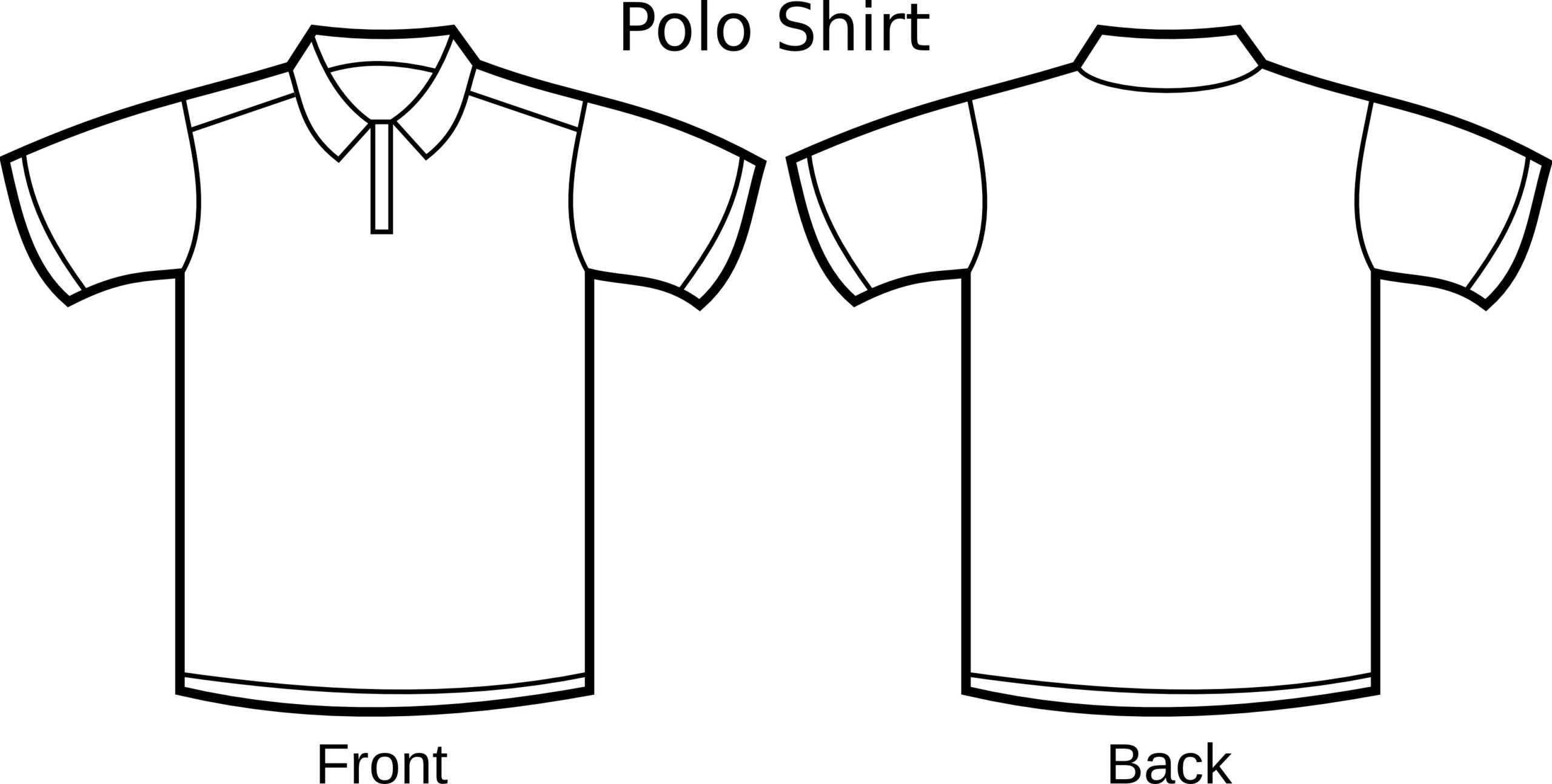 Shirts Clipart Printable, Picture #218880 Shirts Clipart Throughout Printable Blank Tshirt Template