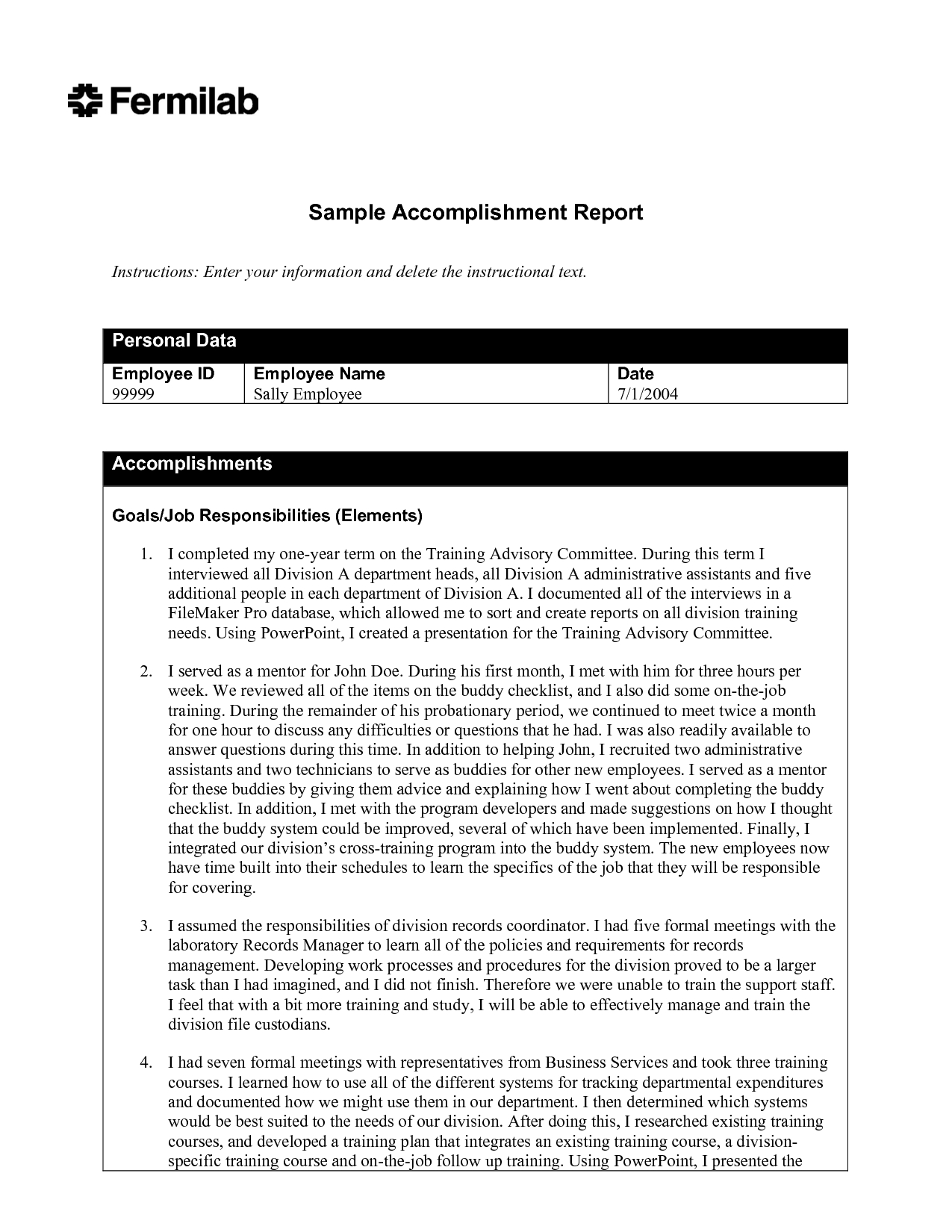 Simple Accomplishment Report Template Sample : V M D Pertaining To Simple Report Template Word