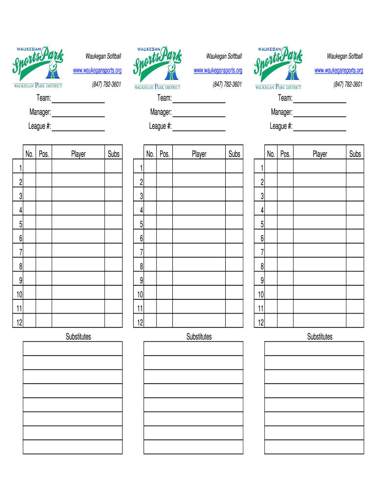 Softball Lineup Cards Templates – Calep.midnightpig.co Pertaining To Baseball Scouting Report Template