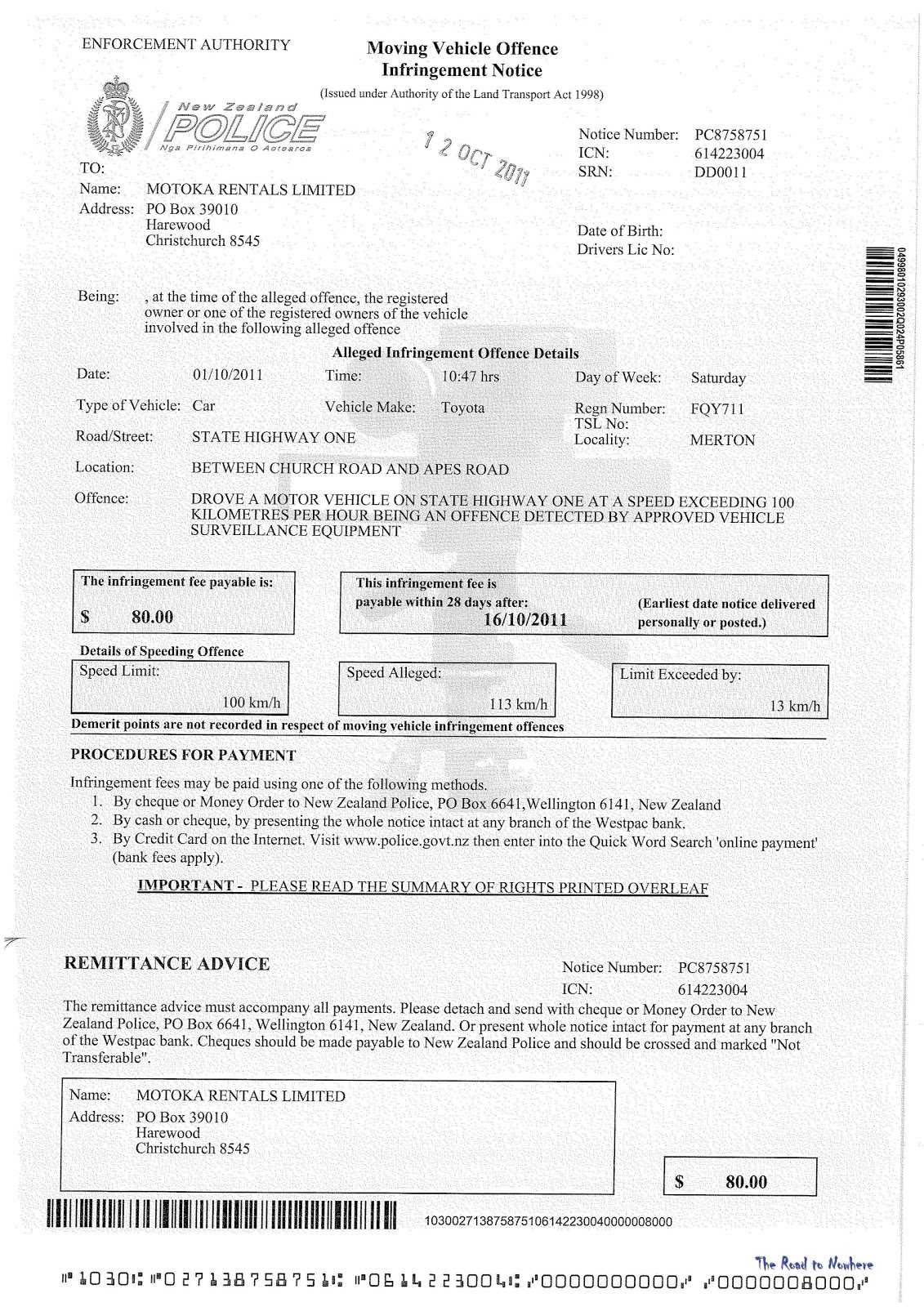 Speeding Ticket Template. Pretend Fake Parking Related For Blank Speeding Ticket Template