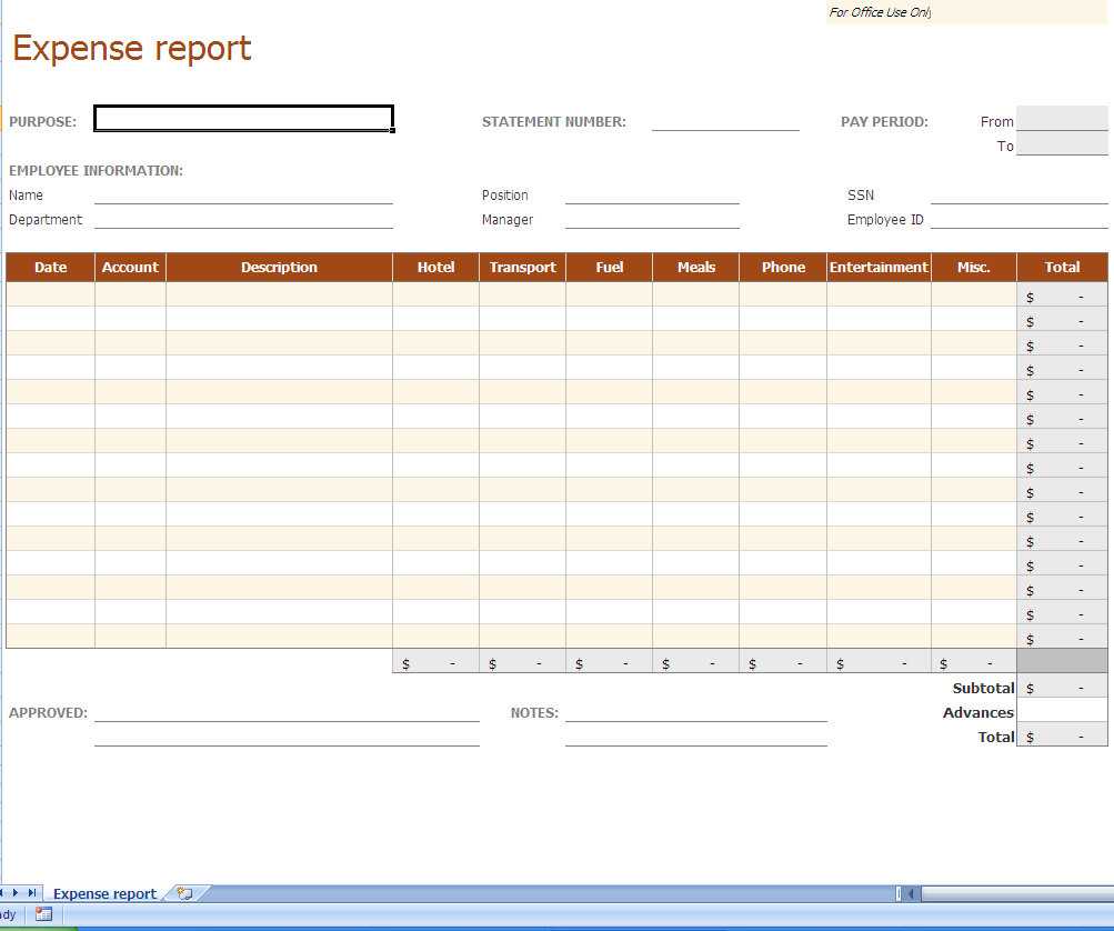 Spreadsheet Excel To Track Nses Nse Report Template Throughout Expense Report Spreadsheet Template Excel