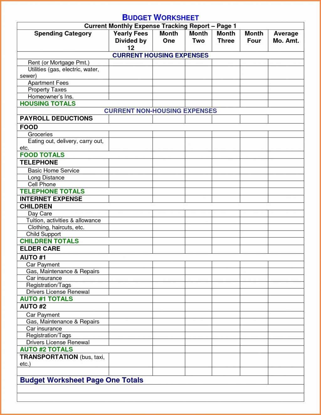 Spreadsheet Monthly Expense Template Expenses Business Intended For Monthly Expense Report Template Excel