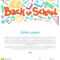 Stationery Collection. Outline Style. Back To School Thin In Classroom Banner Template