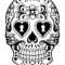 Sugar Skull Drawing Template At Getdrawings | Free Download With Regard To Blank Sugar Skull Template
