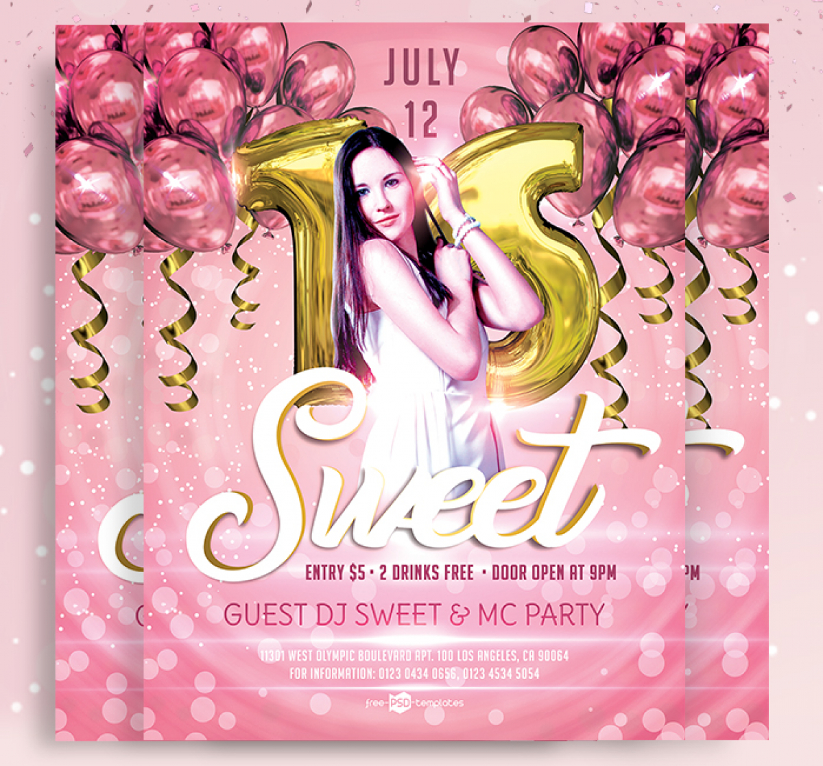 sweet-16-birthday-party-flyer-psd-template-mockup-free-intended-for