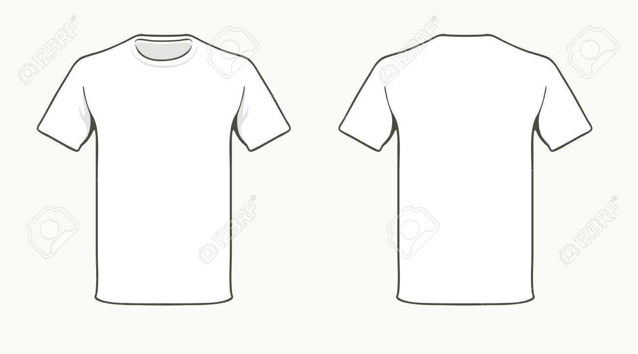 T Shirt Template Regarding Blank Tee Shirt Template