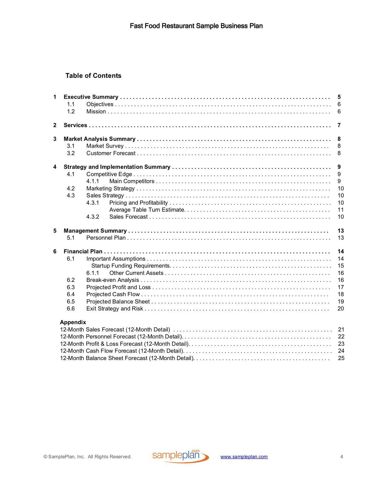 Table Of Contents Sample – Calep.midnightpig.co Within Blank Table Of Contents Template Pdf