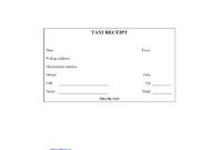 Taxi Receipt Pdf - Dalep.midnightpig.co pertaining to Blank Taxi Receipt Template