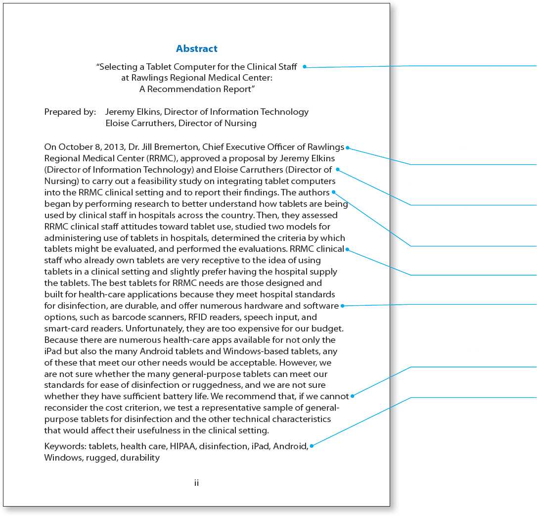 Techcomm11E Full Ch18 Within Recommendation Report Template - Creative ...