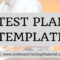 Test Plan Template With Detailed Explanation | Software Within Software Test Plan Template Word