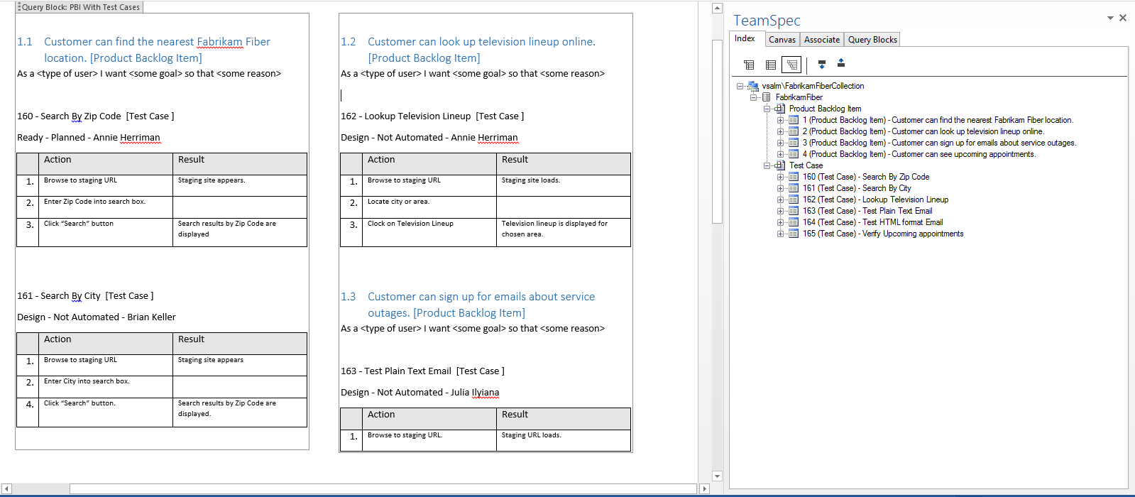 Tfs Test Management In Word | Teamsolutions For Test Template For Word