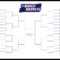 The Printable March Madness Bracket For The 2019 Ncaa Tournament in Blank March Madness Bracket Template