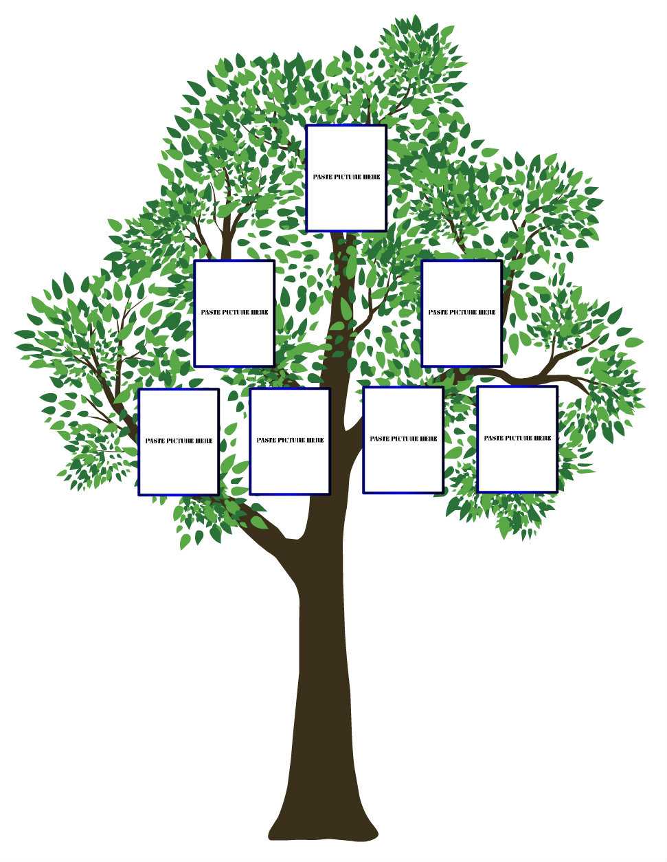 Three Generation Family Tree Templates Images – Clip Art Library For ...