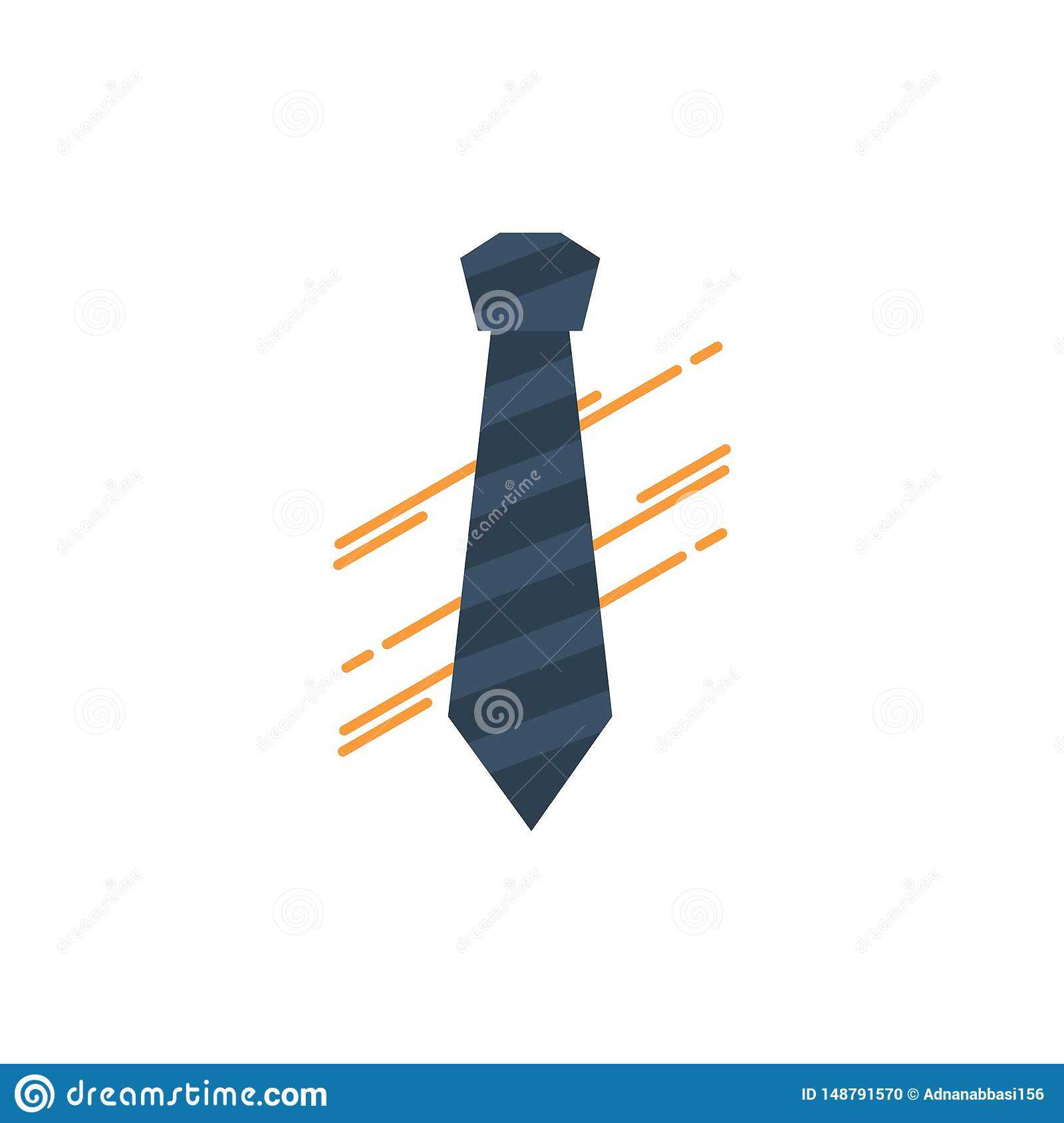 Tie, Business, Dress, Fashion, Interview Flat Color Icon Pertaining To Tie Banner Template