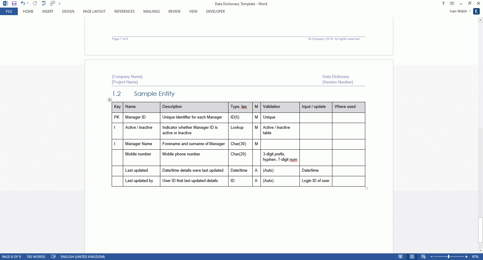Use Case Template (Ms Word+Visio) | Templates, Forms For Business Rules Template Word