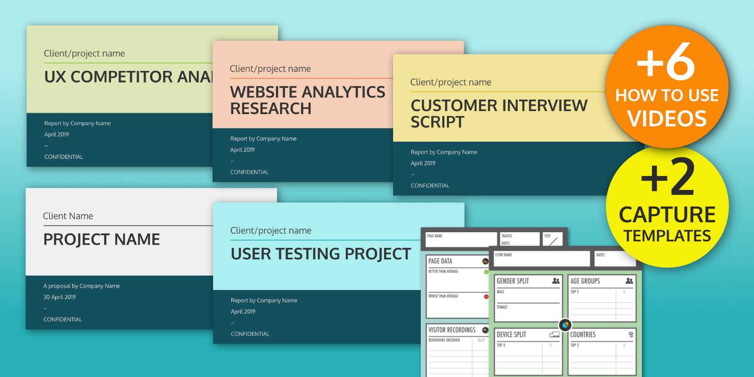 Ux Design Templates – User Research Reports And Guides Regarding Ux Report Template