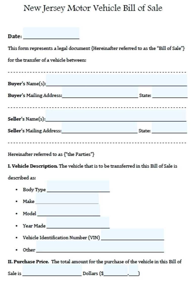 Vehicle Bill Of Sale Template Word – Vmarques With Car Bill Of Sale ...