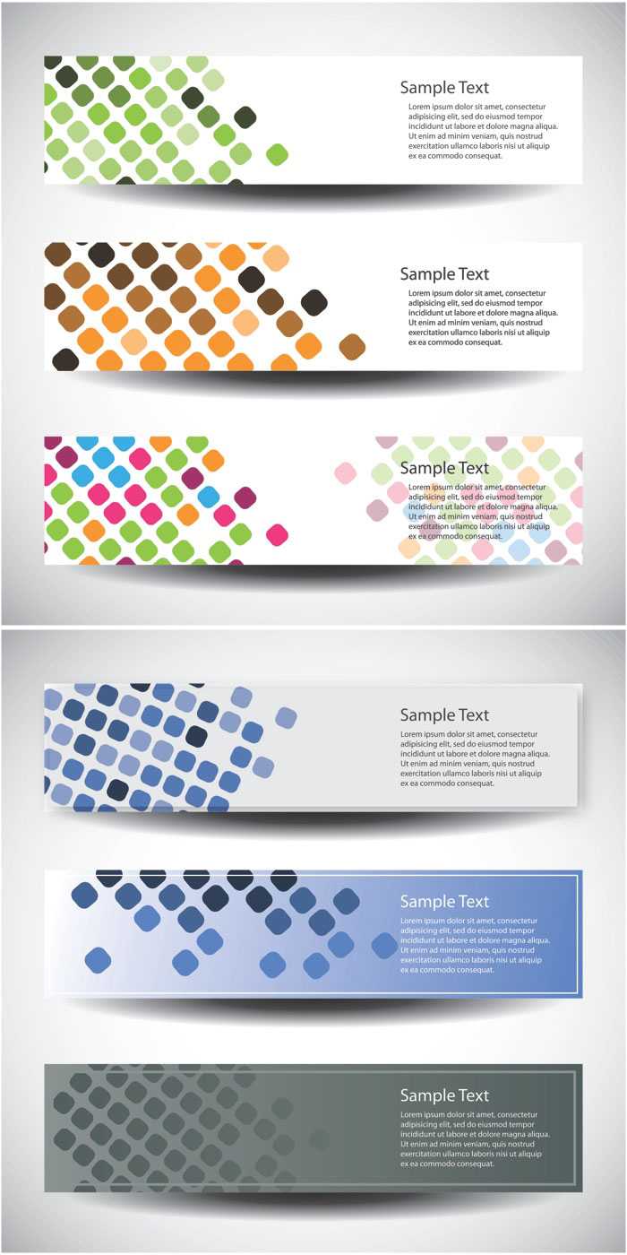 Vertical Banner Templates Vector | Vector Graphics Blog Pertaining To Website Banner Templates Free Download