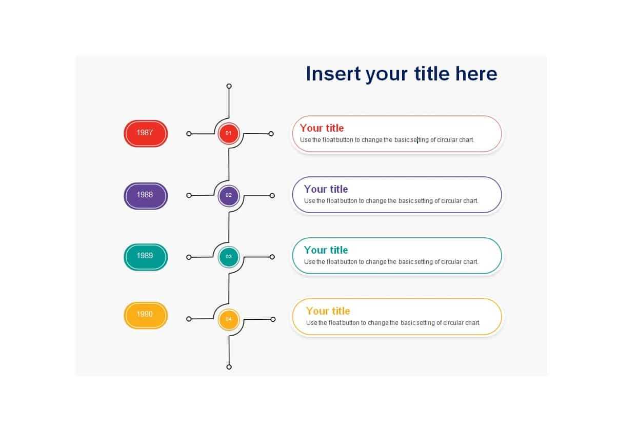 Vertical Timeline Template Word – Calep.midnightpig.co Throughout Button Template For Word