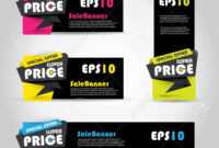 Vibrant Sale Banner Template, Horizontal Advertising Business Banner  Template within Product Banner Template