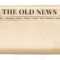 Vintage Newspaper Template. Folded Cover Page Of A News Magazine For Blank Old Newspaper Template