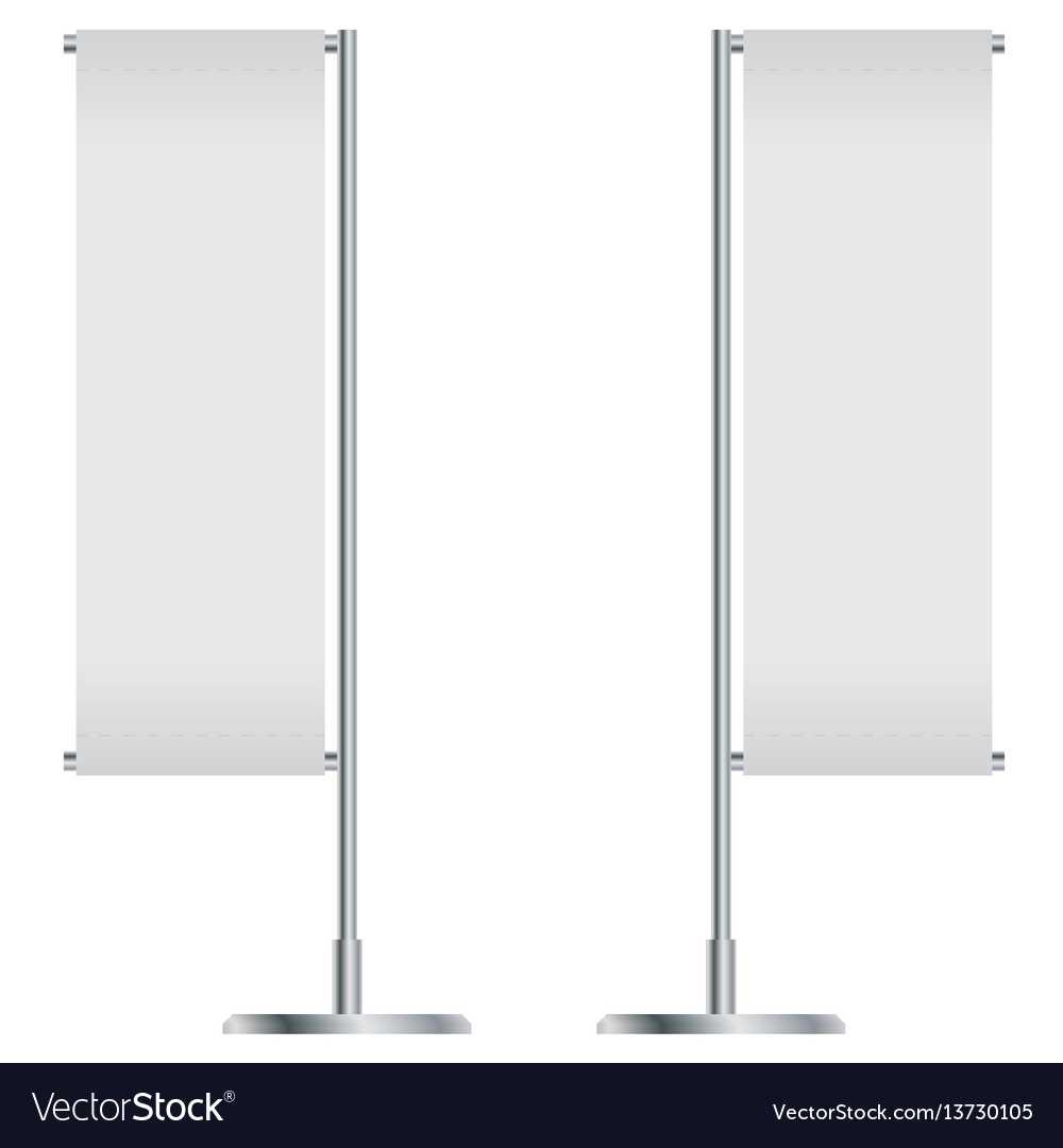 White Outdoor Set Of Banner Flags Template Intended For Outdoor Banner Template