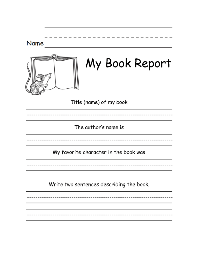 worksheet-ideas-book-report-template-1st-grade-kola-regarding-book