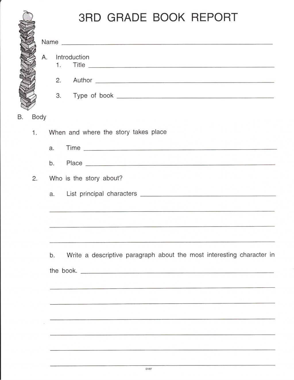 Worksheet Ideas ~ States Of Matter Comprehension Theour Inside Book Report Template Grade 1