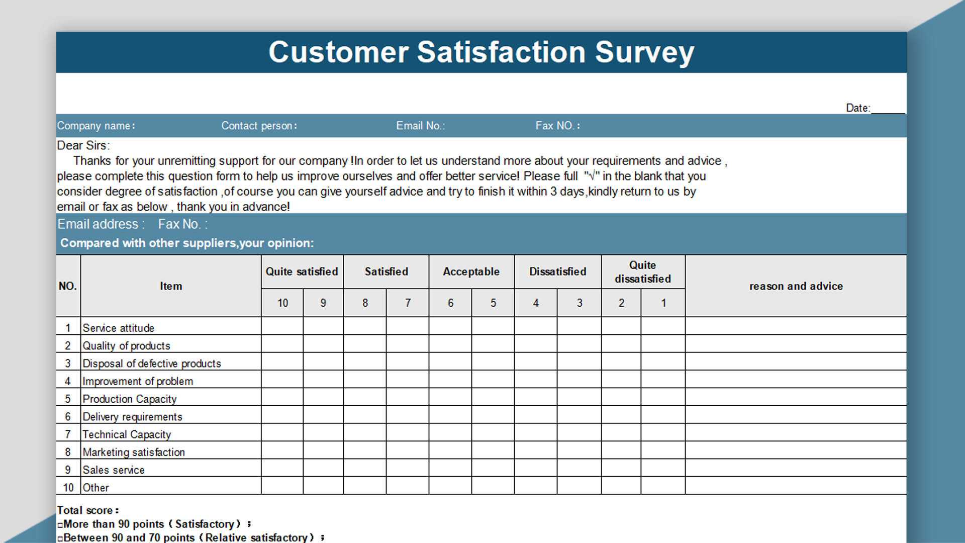 Wps Template – Free Download Writer, Presentation In Customer Satisfaction Report Template
