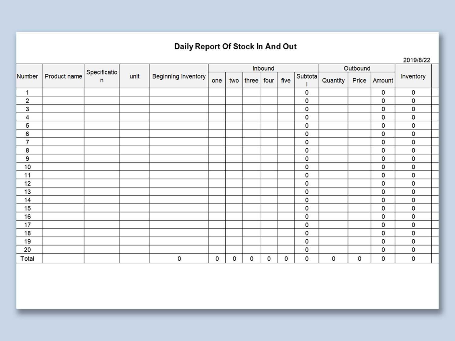 Wps Template – Free Download Writer, Presentation Inside Daily Report Sheet Template