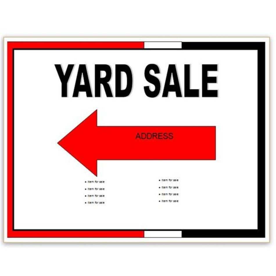 Yard Sale Flyer Template Free Image Pertaining To Garage Sale Flyer Template Word