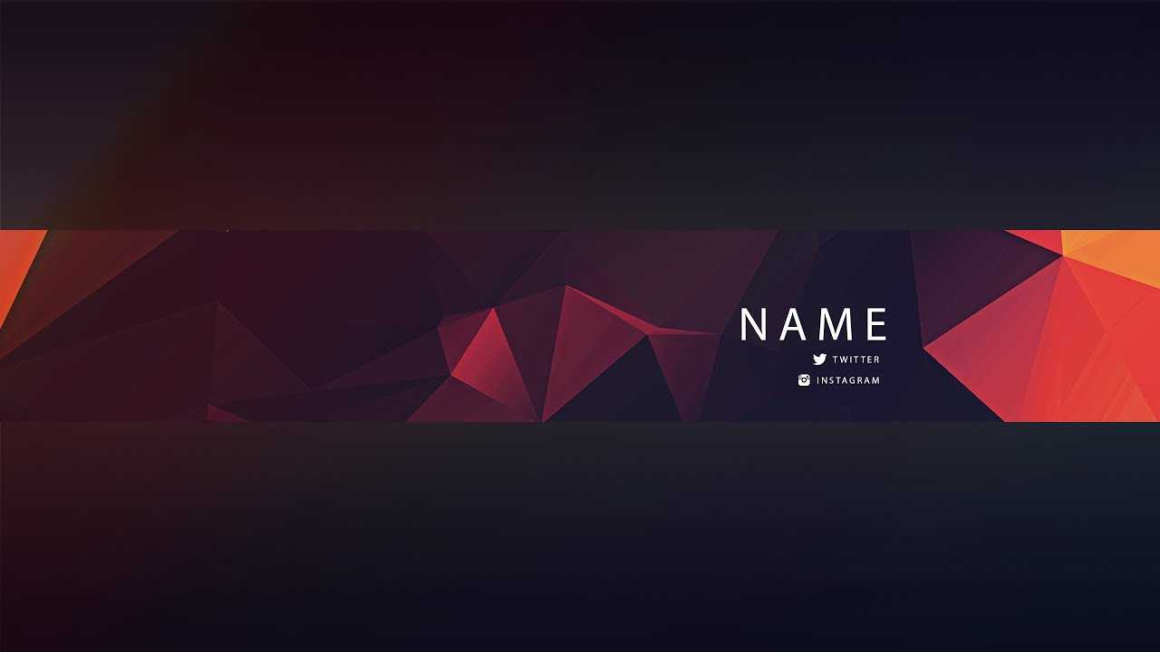 Youtube Banner Template #23 (Adobe Photoshop) Within Adobe Photoshop Banner Templates